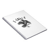 Carnet Corbeau, F-Caw-F Oiseau drôle (Côté Droit)