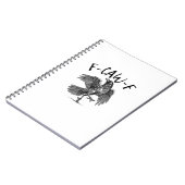 Carnet Corbeau, F-Caw-F Oiseau drôle (Côté gauche)
