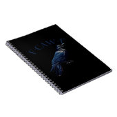 Carnet Corbeau, F-Caw-F Oiseau Drôle Créatif Décontracté (Côté Droit)
