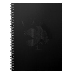 Carnet Corbeau, F-Caw-F Oiseau Drôle Esthétique Décontrac