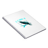 Carnet Corbeau F-Caw-F Oiseau Drôle Rétro (Côté Droit)