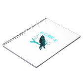 Carnet Corbeau F-Caw-F Oiseau Drôle Rétro (Côté gauche)