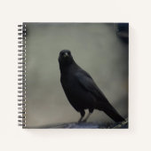Carnet Corbeau foncé (Devant)