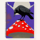 Carnet Corbeau Mystique Gothique (Devant)