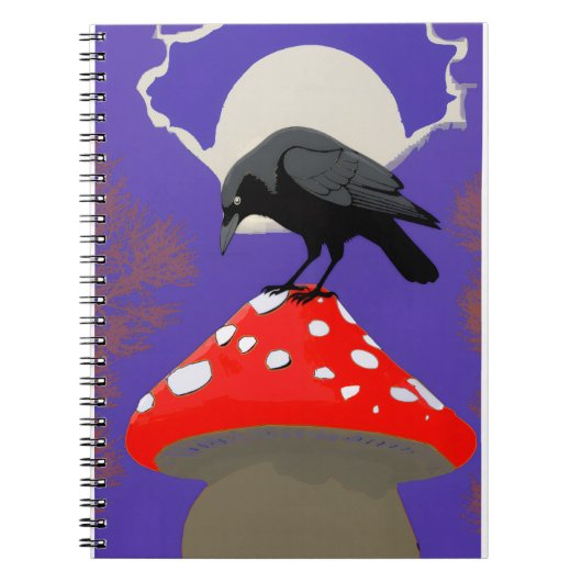 Carnet Corbeau Mystique Gothique (Devant)