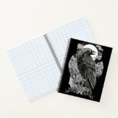 Carnet Corbeau Mystique Sombre (Intérieur)