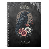 Carnet Corbeau noir (Devant)