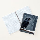 Carnet Corbeau noir foncé (Intérieur)