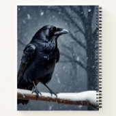 Carnet Corbeau noir foncé (Dos)