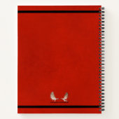 Carnet Corbeau rouge (Dos)