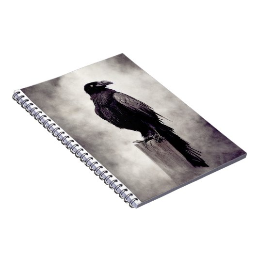 Carnet Corbeau sur le poste (Côté Droit)