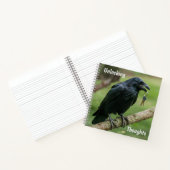 Carnet Corbeau sur une branche avec clé (Intérieur)