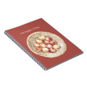Carnet Corbeille Une Pomme Par Jour (Côté Droit)