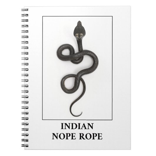 Carnet Corde indienne à cou - Cobra Snake Danger (Devant)