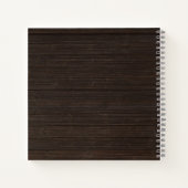 Carnet Corde MINDFUL sur bois foncé (Dos)