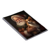 Carnet Corgi avec Noël Festif du Père Noël (Côté Droit)