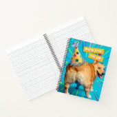 Carnet Corgi Butt Birthday Hat (Intérieur)