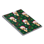 Carnet Corgi Chien Chien Chien Elf Père Noël Festif Joyeu (Côté Droit)