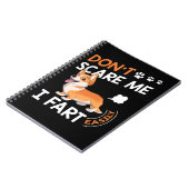 Carnet Corgi Chien Corgis Drôle Ne M'Inquiète Pas Je Pens (Côté gauche)