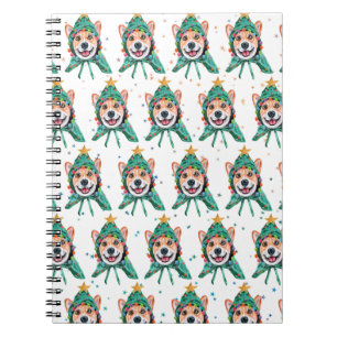 Carnet Corgi Chien race Noël