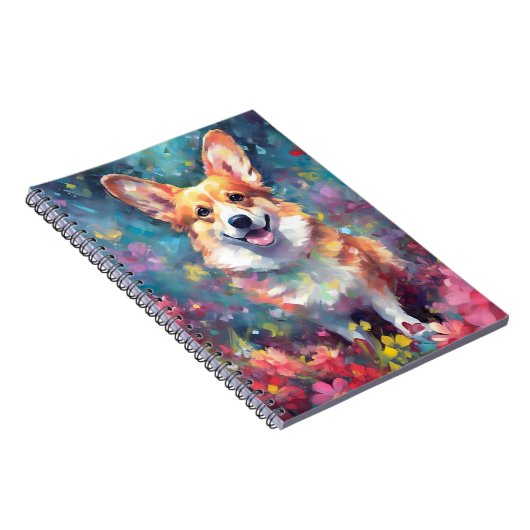 Carnet Corgi couleur (Côté Droit)
