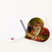 Carnet Corgi dans les Roses V (Intérieur)