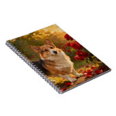 Carnet Corgi dans les Roses V (Côté Droit)
