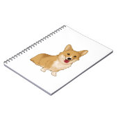 Carnet Corgi doux et souriant (Côté gauche)