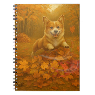 Carnet Corgi Leaf Leap