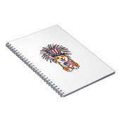 Carnet Corgi patriote Feu d'artifice Chien Conception vec (Côté Droit)