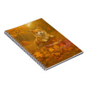 Carnet Corgi Saut dans les Feuilles (Côté Droit)