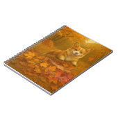 Carnet Corgi Saut dans les Feuilles (Côté gauche)