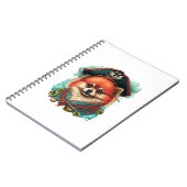 Carnet corgis de jolis en bleu (Côté gauche)
