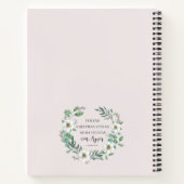 Carnet Corinthiens vers de la bible (Dos)