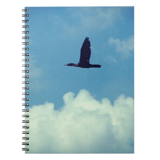 Carnet Cormorant en vol (Devant)
