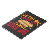 Carnet Corndog Stick Restauration rapide Lover Maize hot  (Côté gauche)