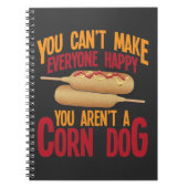 Carnet Corndog Stick Restauration rapide Lover Maize hot  (Devant)