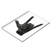 Carnet cornes diable main (Côté gauche)
