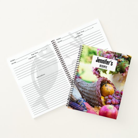 Carnet Cornucopia Autumn Harvest Table du chef (Intérieur)