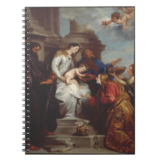 Carnet Coronation de Saint Rosalia par Anthony van Dyck (Devant)
