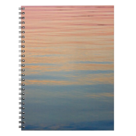 Carnet Corps d'eau sous l'heure d'or (Devant)