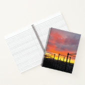 Carnet Corral at Sunset Spiral Notebook (Intérieur)