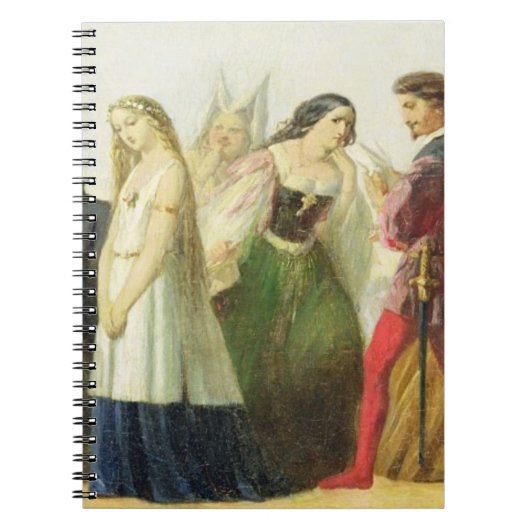 Carnet Cortège des caractères de Shakespeare (huile (Devant)