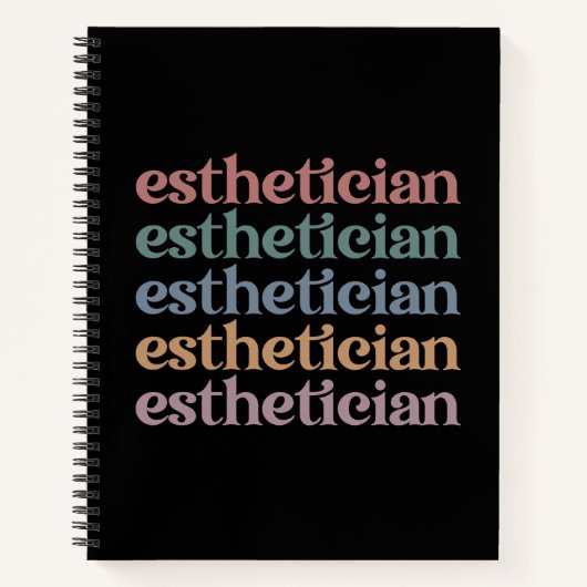 Carnet Cosmetologue esthétique (Devant)