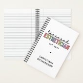 Carnet Cosmetologue Esthétique Autorisé Sur Mesure (À l'intérieur)