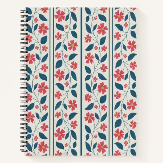 Carnet Cosmic Bloom Trailing Stripes (Devant)
