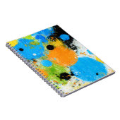 Carnet Cosmic Chromatic Splatter: Abstract Orbit (Côté Droit)