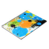 Carnet Cosmic Chromatic Splatter: Abstract Orbit (Côté gauche)