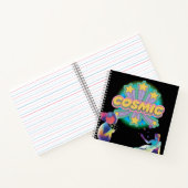 Carnet Cosmic Stars Retro Aesthetic Notebook   (Intérieur)