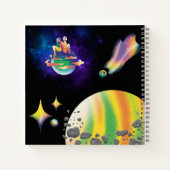Carnet Cosmic Stars Retro Aesthetic Notebook   (Dos)